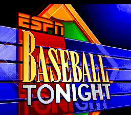 ESPN Baseball Tonight (USA) Title Screen